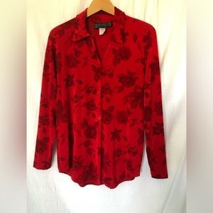 Marcy Allan vintage Slinky Button Down